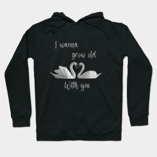 Couple swan Hoodie